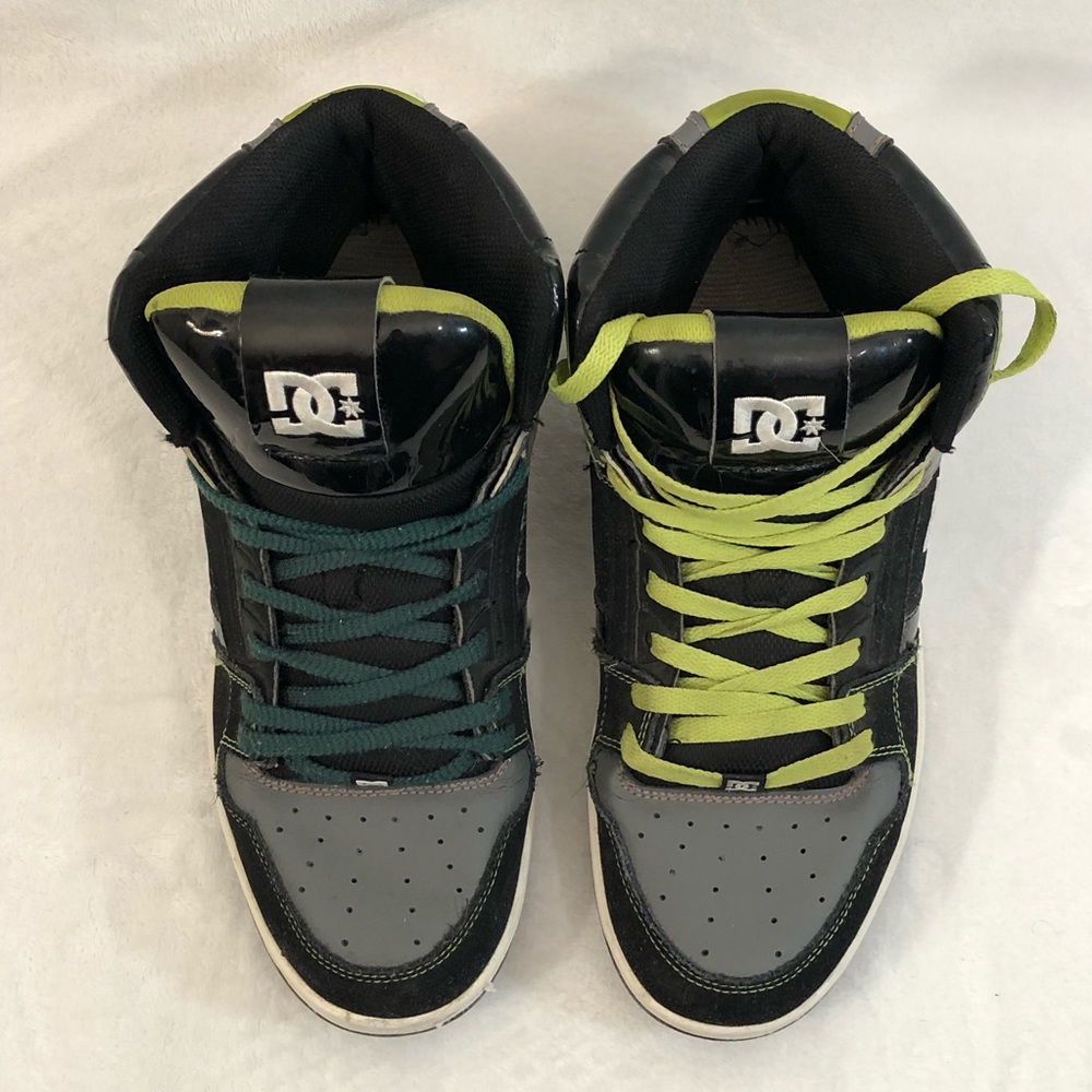 DC Skate Inbound Black Gray Green Camo High Top Sneakers Shoes 302785 Mens 11. - Picture 3 of 12